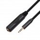 3662B 6 35mm Female to 3 5mm Male Audio Adapter Cable  Length  30cm